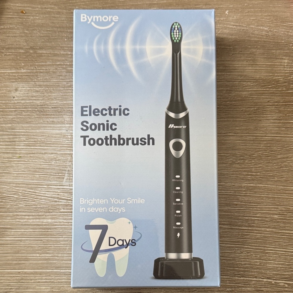 Bymore Electric Sonic Toothbrush - Black